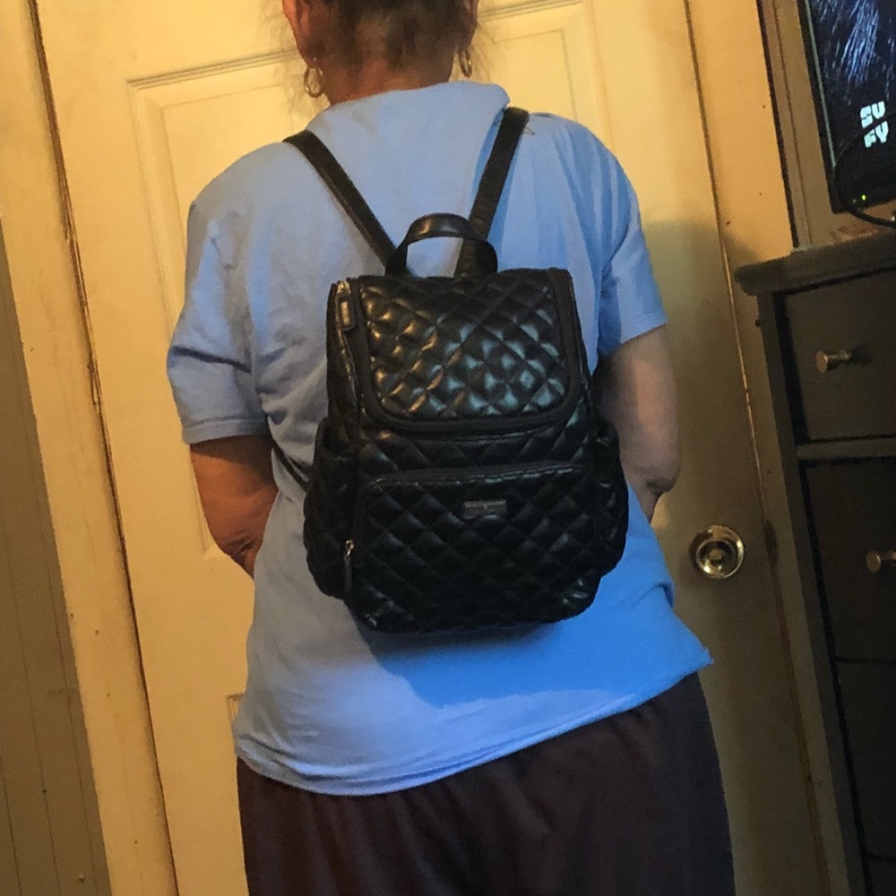 Quilted backpack